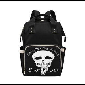Hush skull backpack / diaper bag Multi-Function Diaper Backpack/Diaper Bag